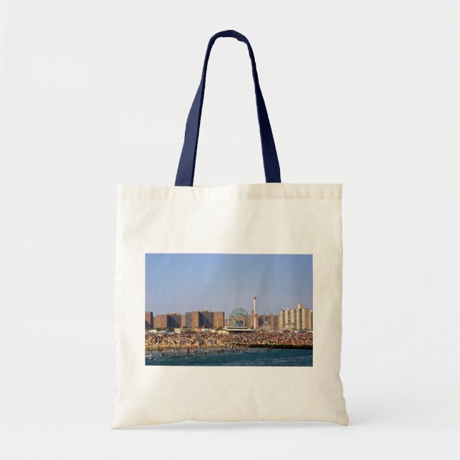 Coney Island beach - NYC tote bag (Front)