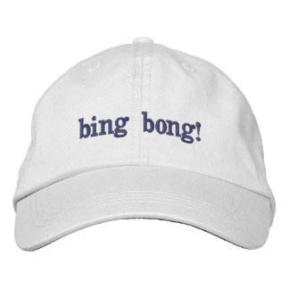 coney island bing bong embroidered baseball cap