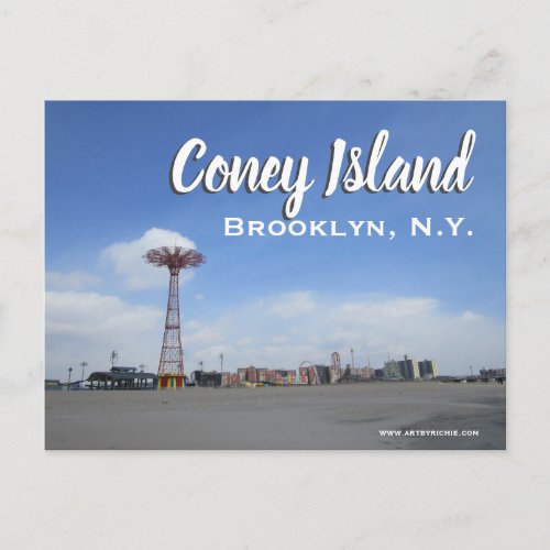 Coney Island Brooklyn NY Postcard