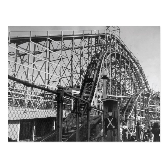 Coney Island Cyclone 1826613.bw Postcards