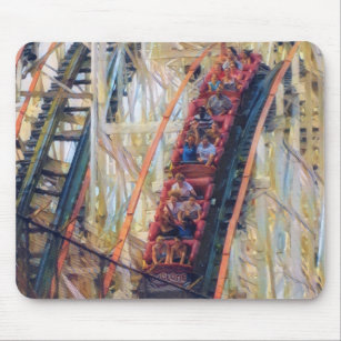 Coney Island Cyclone Mouse Pad