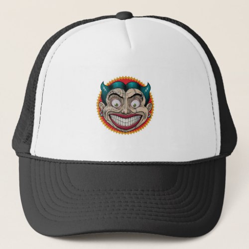 coney island face trucker hat