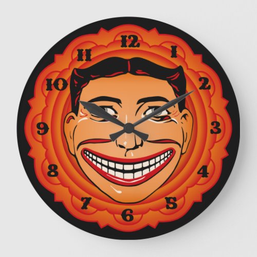 Coney Island Funny Face Clock
