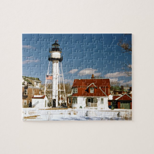 Coney Island Lighthouse, New York Jigsaw Puzzle (Horizontal)