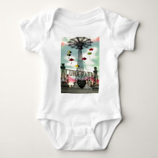 Coney Island Luna Park Amusement park Brooklyn ny Baby Bodysuit