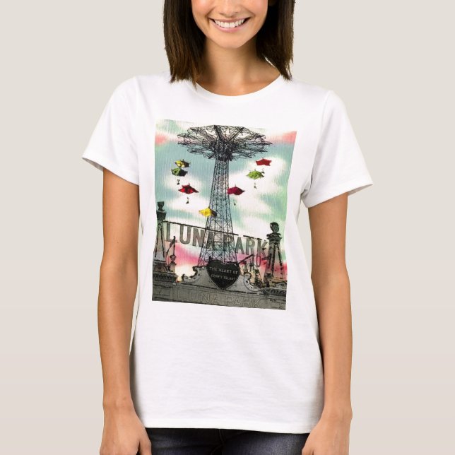 Coney Island Luna Park Amusement park Brooklyn ny T-Shirt (Front)