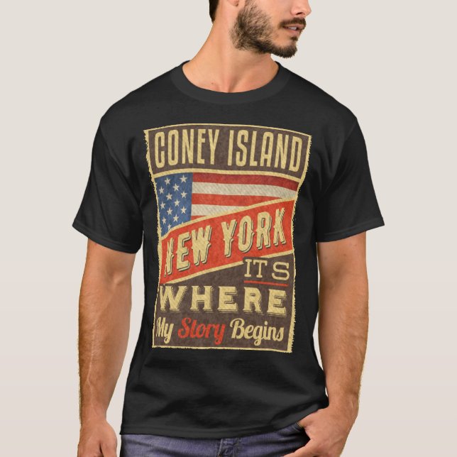 Coney Island New York _1  T-Shirt (Front)