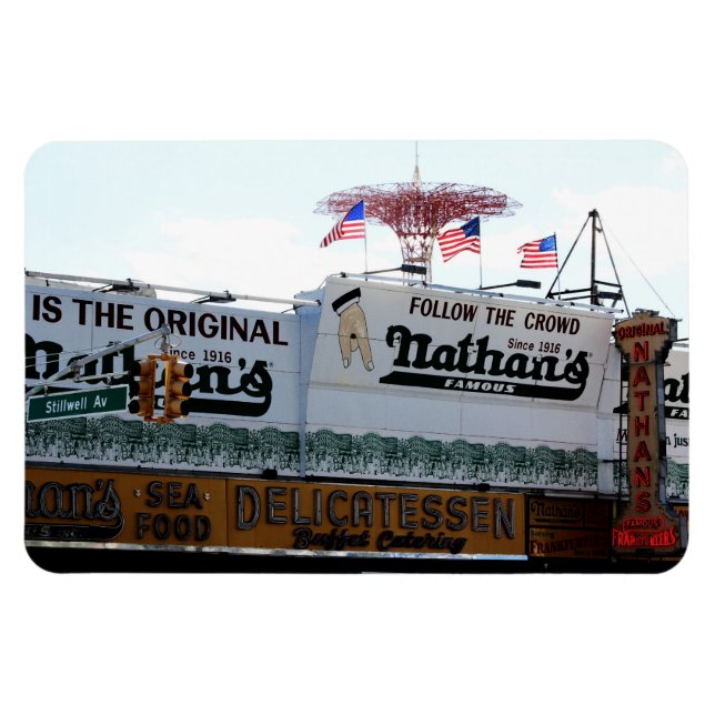Coney Island New York City Photo Magnet (Horizontal)