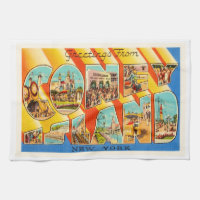 Coney Island New York NY Vintage Travel Souvenir