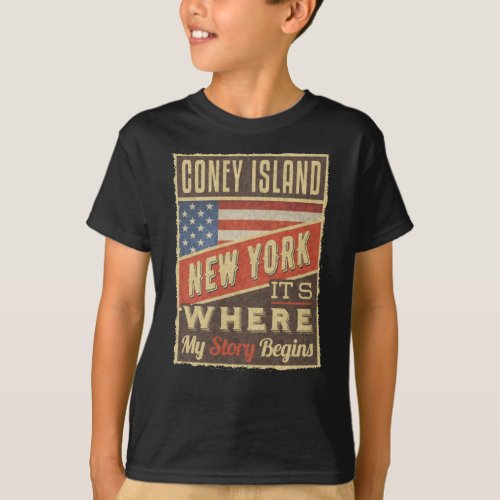 Coney Island New York T_Shirt