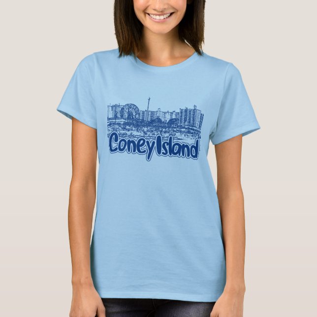 CONEY ISLAND NEW YORK T-Shirt (Front)