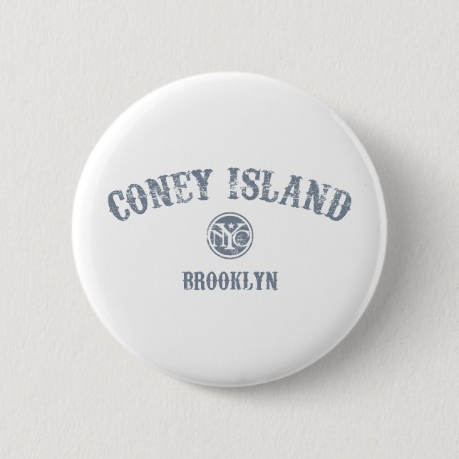 Coney Island Pinback Button (Front)