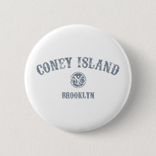 Coney Island Pinback Button