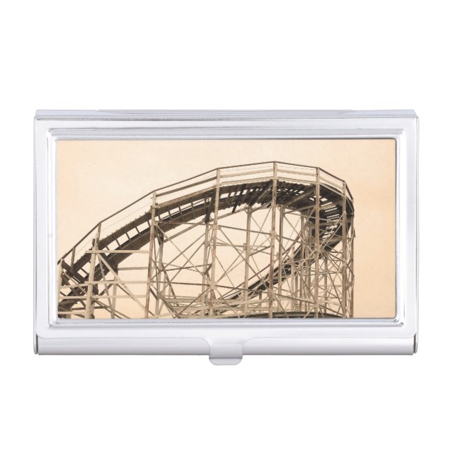 Coney Island Roller Coaster Business Card Case (Front)