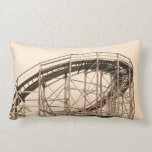 Coney Island Roller Coaster Lumbar Pillow