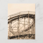 Coney Island Roller Coaster Postcard