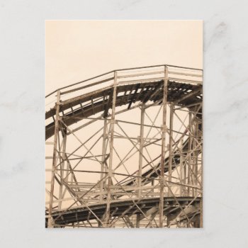 Coney Island Roller Coaster Postcard by GoingPlaces at Zazzle