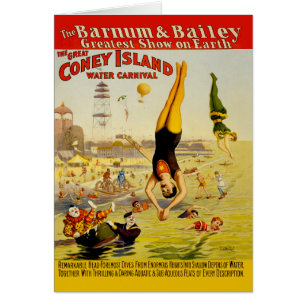 Coney Island Sideshow Poster Cards
