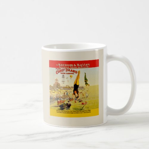 Coney Island Sideshow Poster Coffee Mug