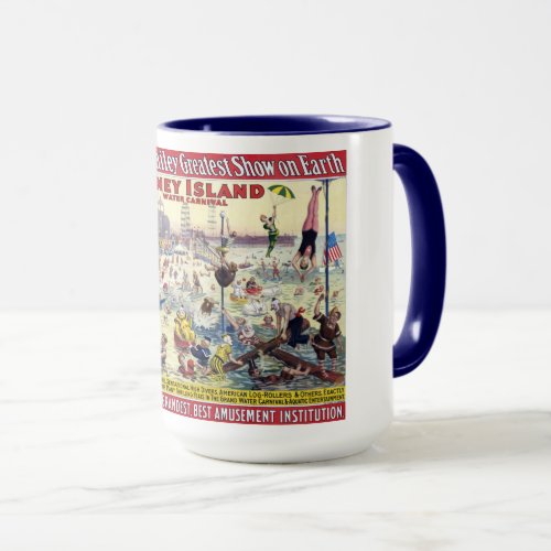 Coney Island Water Carnival 1898 Mug