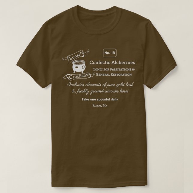 Confectio Alchermes Potion T-Shirt (Design Front)