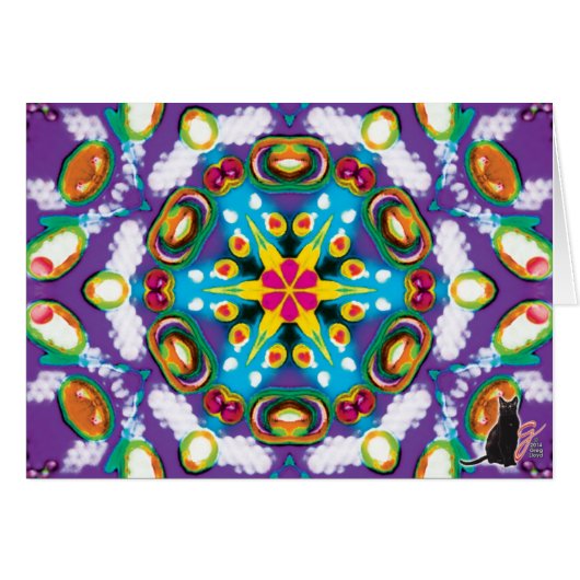 Confection Kaleidoscope Cards (Front Horizontal)