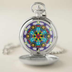 Confection Kaleidoscope Pocket Watch