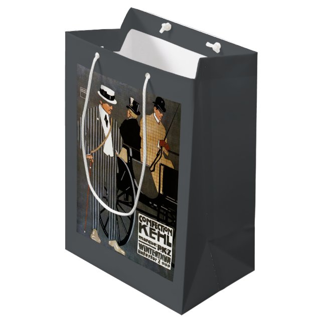 Confection Kehl Gentlemen Clothing Medium Gift Bag (Front Angled)