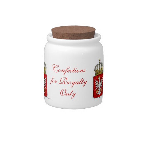 Confections for Royalty Only Candy Jar