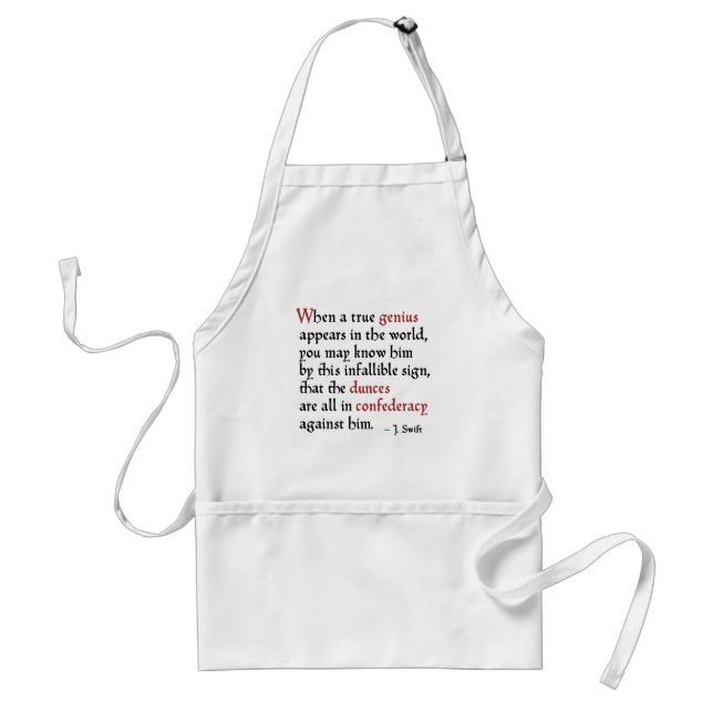 Confederacy of Dunces Adult Apron (Front)