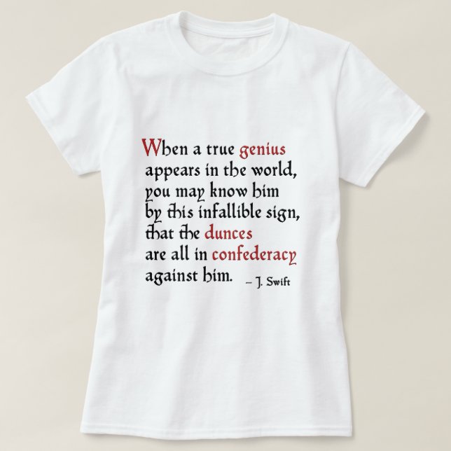 Confederacy of Dunces T-Shirt (Design Front)