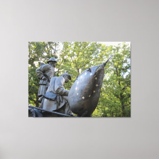 Confederate Civil War Monument Canvas Print
