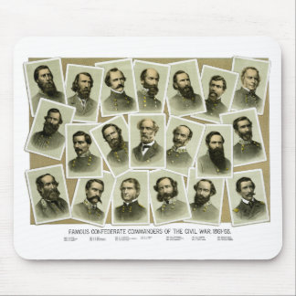 Confederate Commanders of The Civil War Mouse Pad