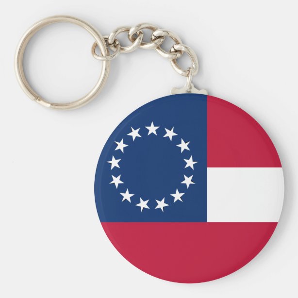 The Confederate Flag Keychains No Minimum Quantity Zazzle