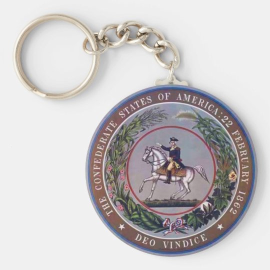 Confederate States of America Seal Keychain