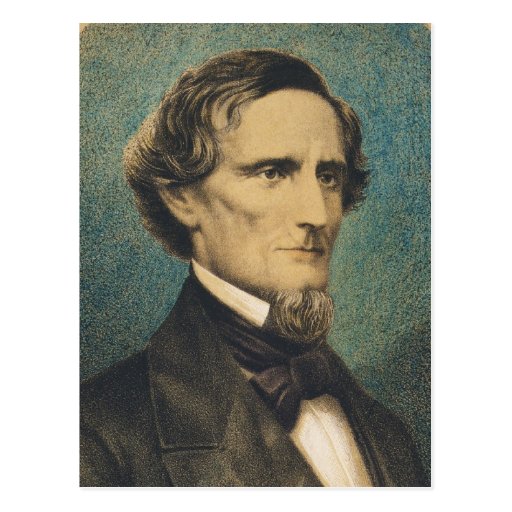 Confederate States President Jefferson Davis Postcard | Zazzle