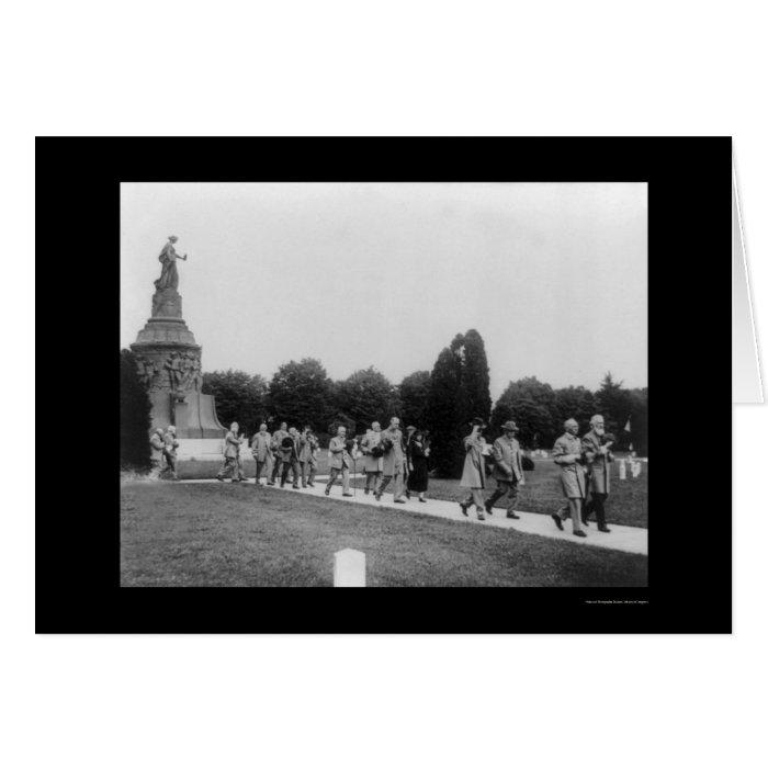 Confederate Veterans at the Memorial 1914 Greeting Card