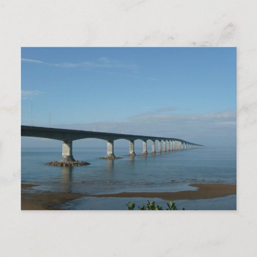 Confederation bridge postcard