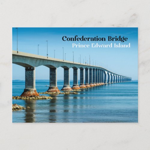 Confederation Bridge Prince Edward Island Postcard