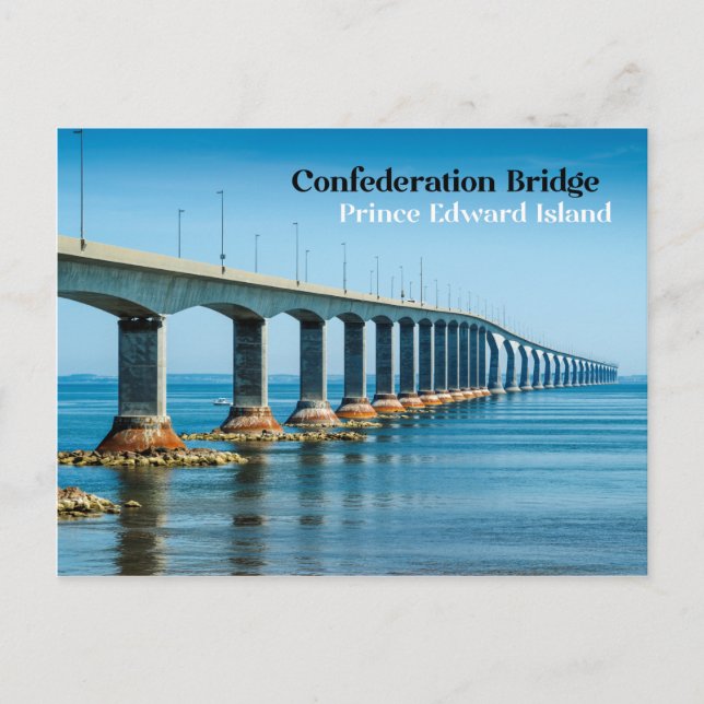 Confederation Bridge, Prince Edward Island Postcard (Front)