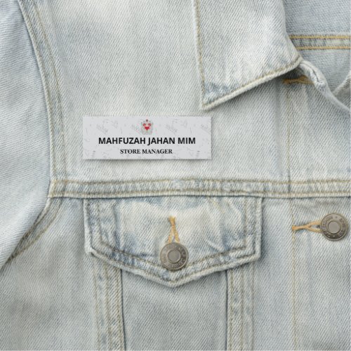 Conference Attendee Name Badge | Custom Event