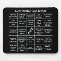 Conference Call Bingo