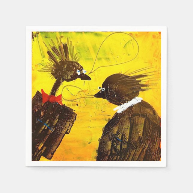 CONFERENCE CAW cocktail napkin (Front)