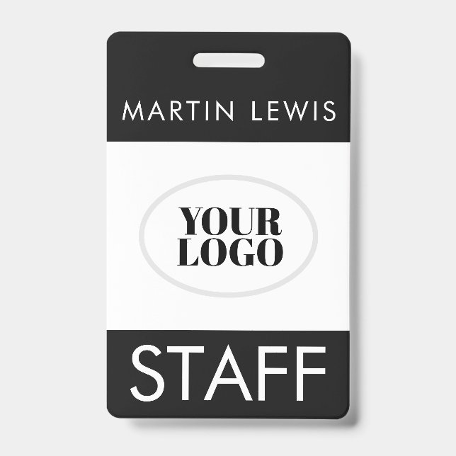 Conference Lanyard Badge Custom STAFF ID  (Front)