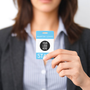 Conference Lanyard Badge Custom STAFF ID 