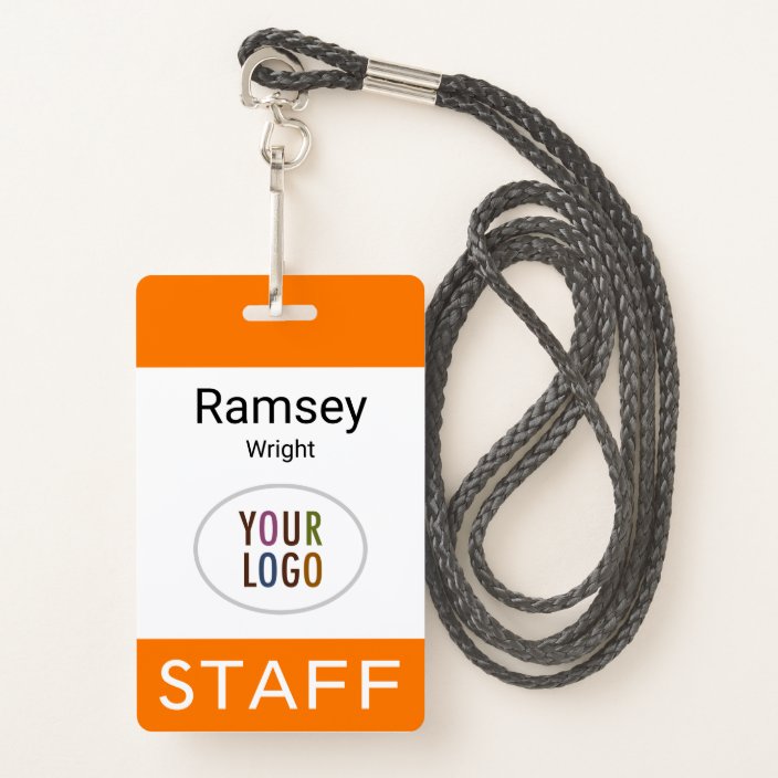 Conference Lanyard Badge Plastic Event Staff Tag