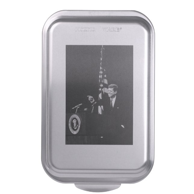 Conference of John Kennedy 35th US President  Cake Pan (Front Vertical)
