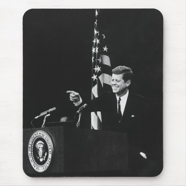 Conference of John Kennedy 35th US President  Mouse Pad (Front)