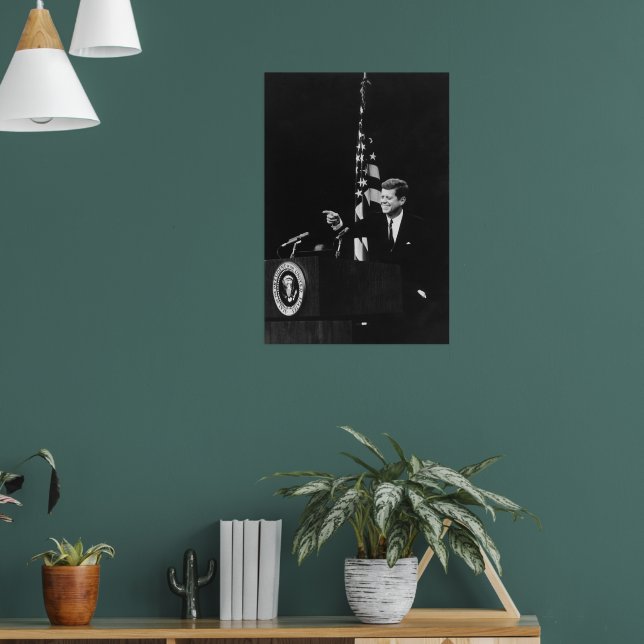 Conference of John Kennedy 35th US President  Poster (Living Room 1)