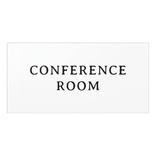 CONFERENCE ROOM | Professional Modern Classic Room Door Sign